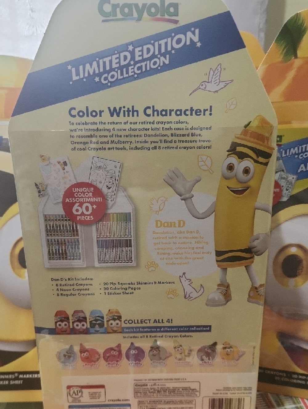 Crayola Minions Limited Edition Art Set Multi Color Set. 8 Bx Bundle $60 - Picture 3 of 3